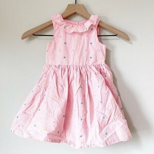 Primark Pink Striped Polka Dot Dress